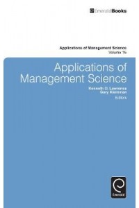 Applications of Management Science: Volume 15