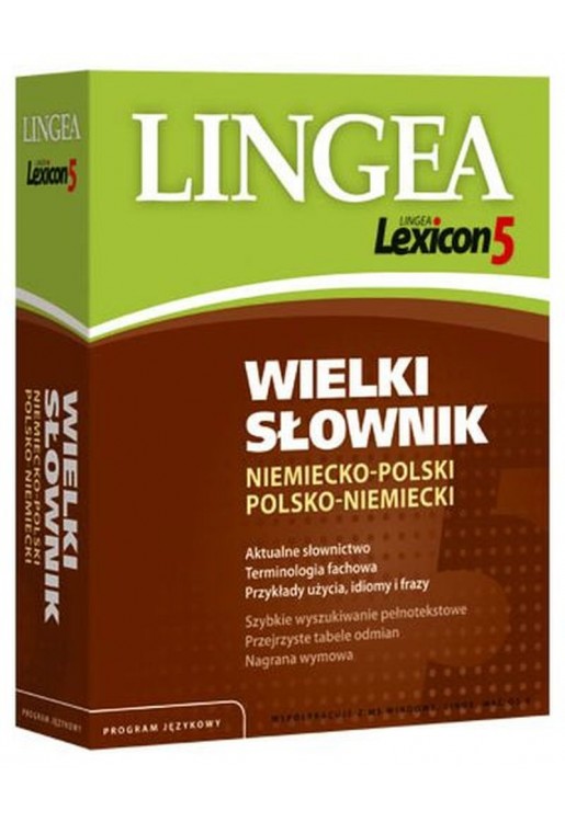 Lexicon 5 Wielki słownik niemiecko-polski i polsko-niemiecki