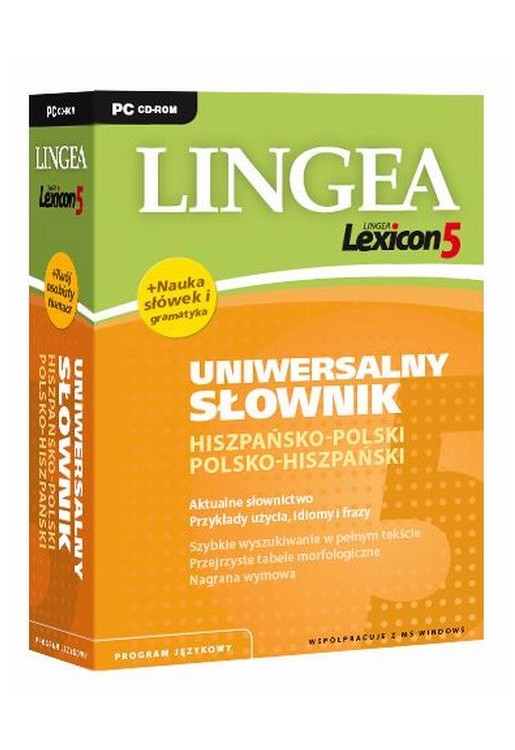 Lexicon 5 Uniwersalny słownik hiszpańsko-polski i polsko-hiszpański