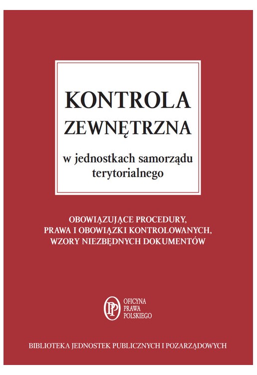 Kontrola zewnętrzna w jednostkach samorządu terytorialnego