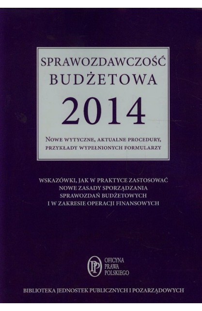 Sprawozdawczość budżetowa 2014