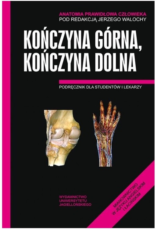 Anatomia Prawidłowa Człowieka Kończyna górna, kończyna dolna  Wydanie trzecie poprawione i uzup.