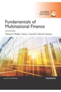Fundamentals of Multinational Finance