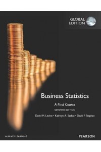 Business Statistics: A First Cousre with New MyStatLab
