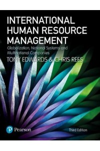 International Human Resource Management:Globalization, National       Systems and Multinational Comp