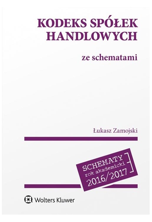 Kodeks spółek handlowych ze schematami