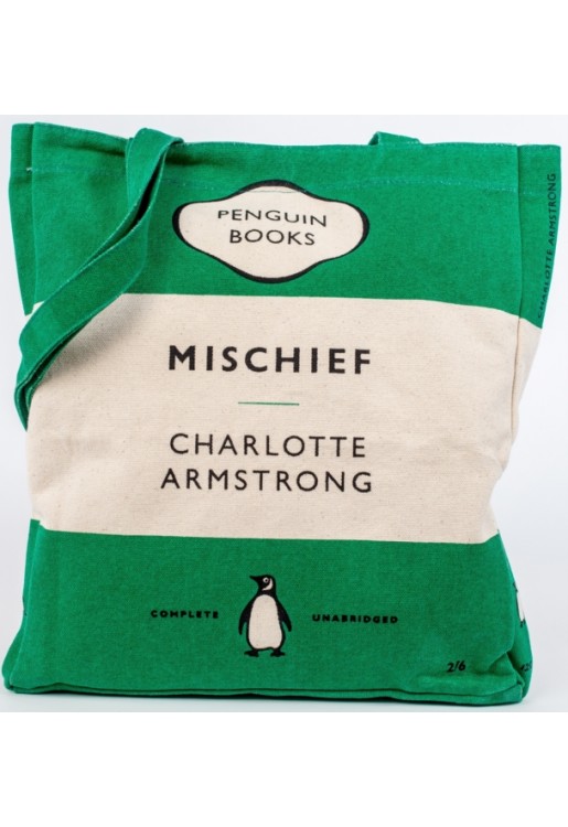 Mischief (green book bag)