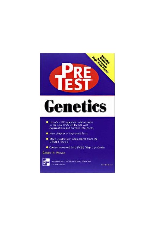 Genetics PreTest Self-Assessment & Review 3e