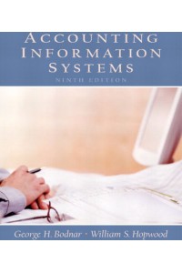 Accounting Information Systems 9e