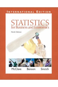 Statistics for Business & Economics