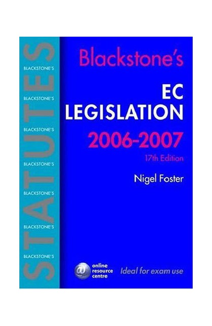 Blackstone's EC Legislation...