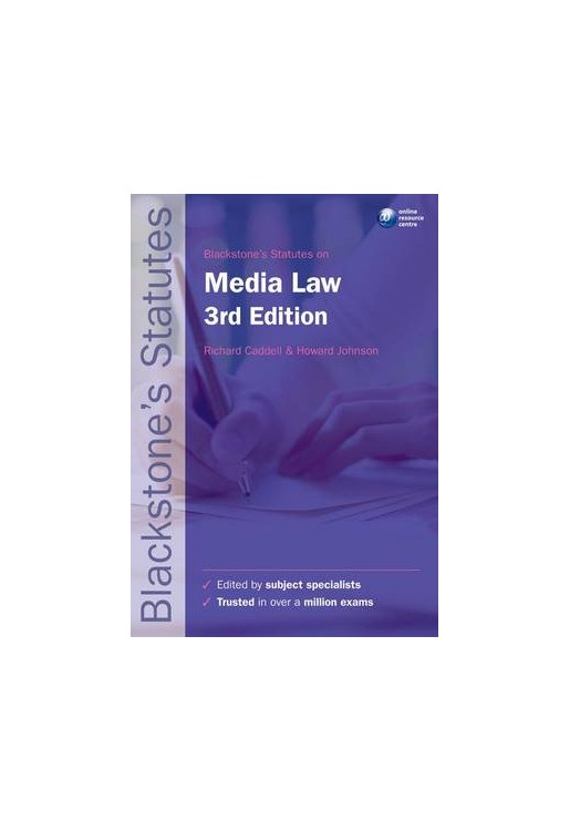 Blackstone's Statutes on Media Law 3e