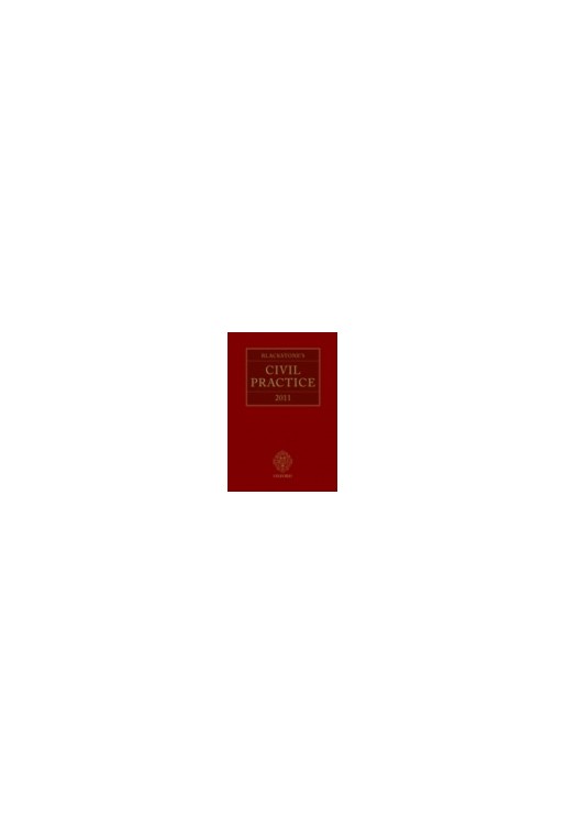 Blackstone's Civil Practice 2011