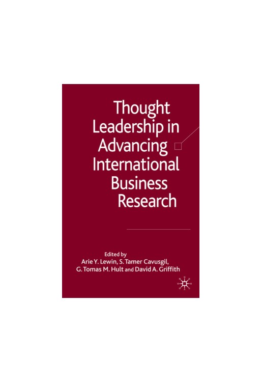 Thought Leadership in Advancing International Business Resea