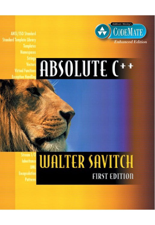 Absolute C++ CodeMate Enhanced Edition