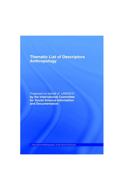 Thematic List of Descriptors