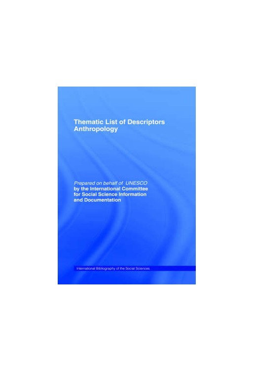 Thematic List of Descriptors