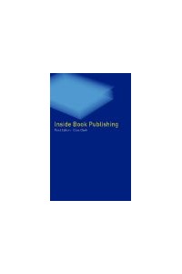 Inside Book Publishing
