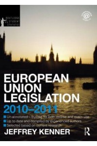 European Union Legislation 2010-2011