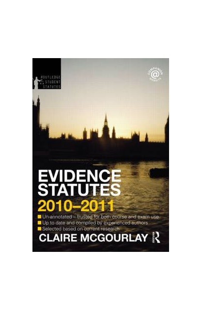 Evidence Statutes 2010-2011 2e