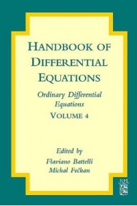 Handbook of Differential Equations v 4