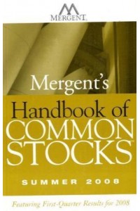 Mergent's Handbook of Common Stocks Summer 2008