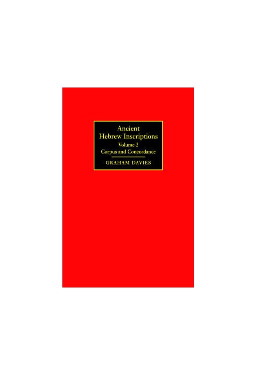 Ancient Hebrew Inscriptions v 2