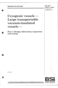 Cryogenic Vessels Large Transportable Vacuum-insulated vesse