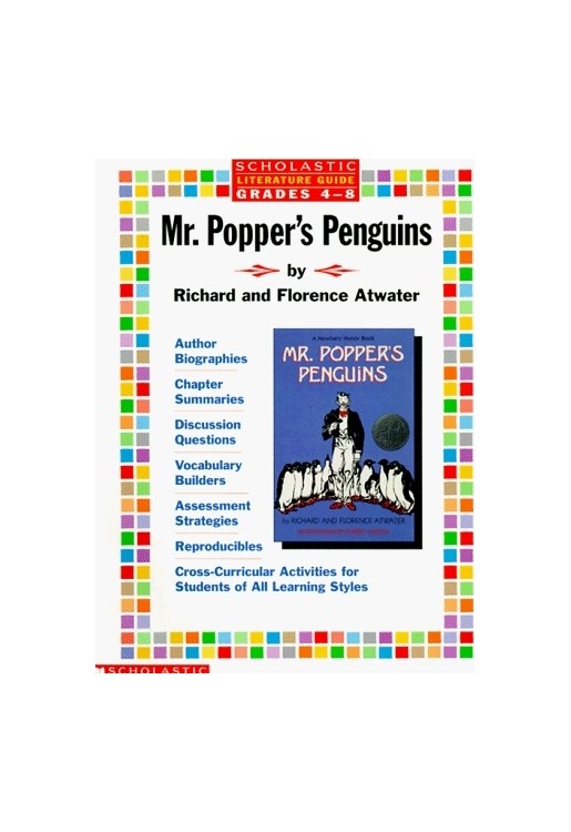Literature Guide Mr Popper's Penguins (Grades 4-8)