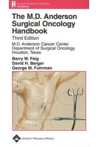 M. D. Anderson Surgical Oncology Handbook 3/e