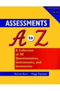 Assessments A to Z a Collection of 50 Questionnaires Instr