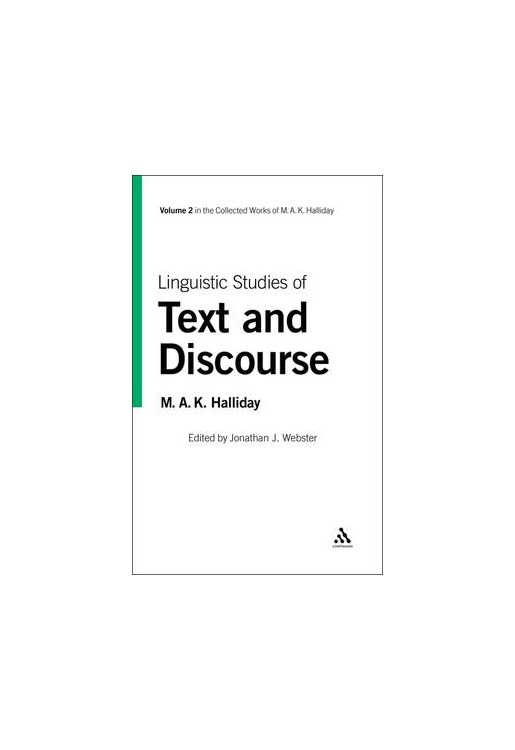 M.A.K. Halliday Collected Works v 2 Linguistic Studies