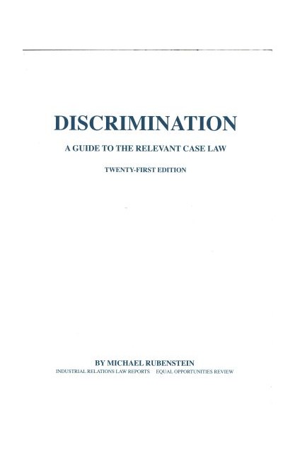 Discrimination