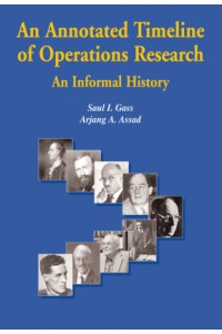 Annotated Timeline of Operations Research
