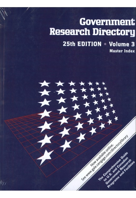 Government Research Directory 3-vols