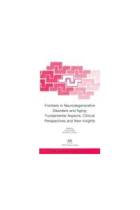 Frontiers in Neurodegenerative Disorders & Aging