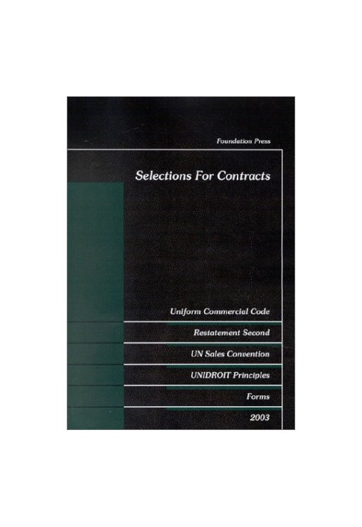 Selections for Contracts 2003