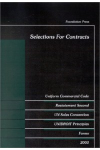 Selections for Contracts 2003