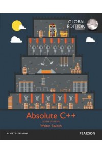 Absolute C++ with MyProgrammingLab