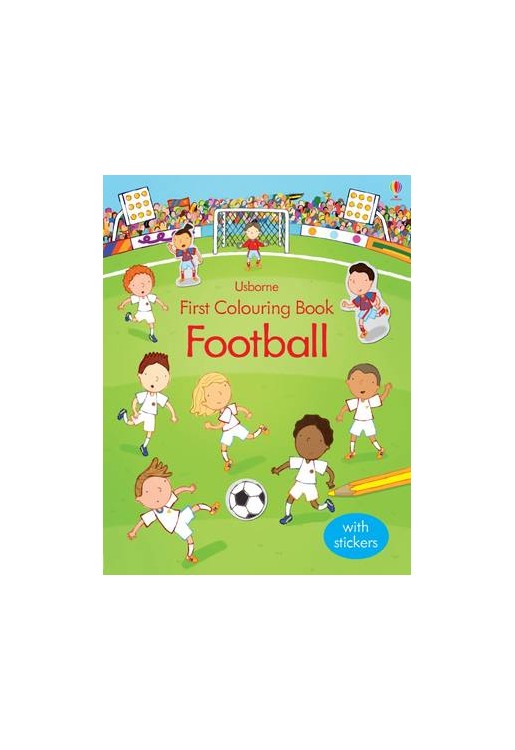 First Colouring Book Football
