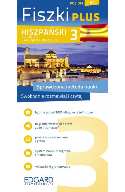 Hiszpański Fiszki PLUS dla...