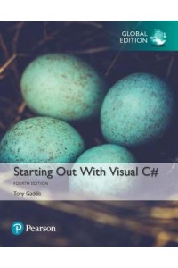 Starting Out with Visual CNo., Global Edition