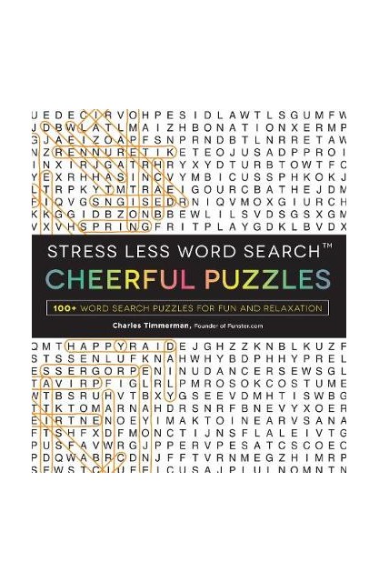 Stress Less Word Search...