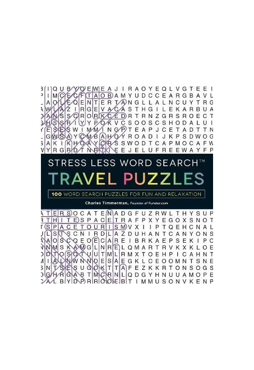 Stress Less Word Search Travel Puzzles