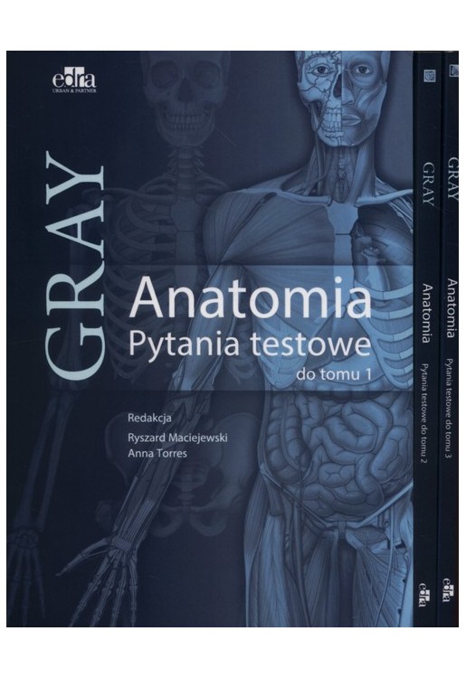Anatomia Gray Pytania testowe Tom 1-3