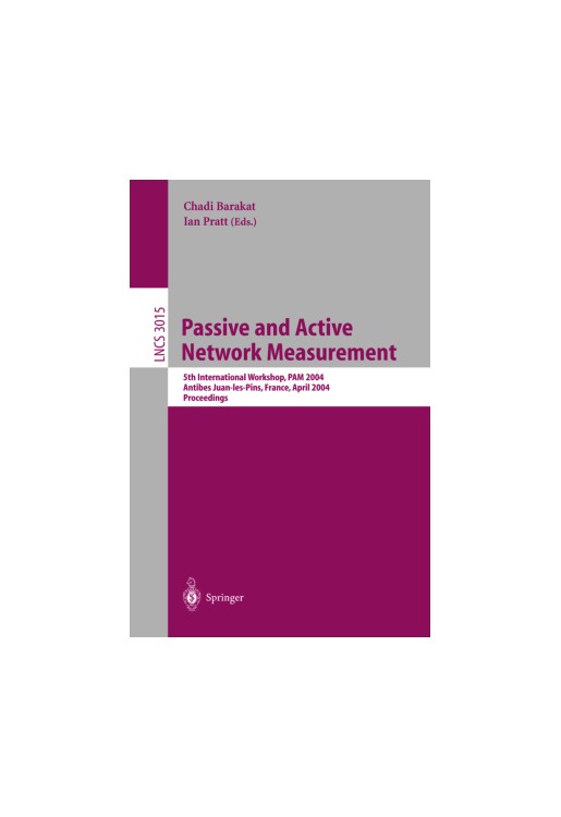 Passive & Active Network Measurement