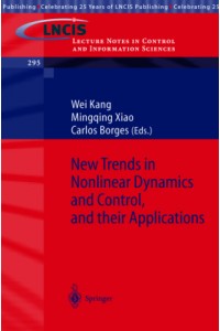 New Trends in Nonlinear Dynamics & Control & their Applicati