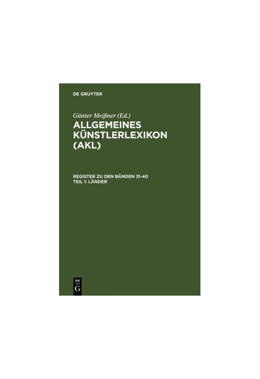 Allgemeines Kunst.Re 31-40 Teil 1 Lander