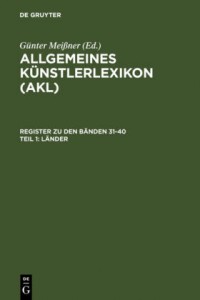 Allgemeines Kunst.Re 31-40 Teil 1 Lander