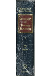 Dictionary of German Biography v 7